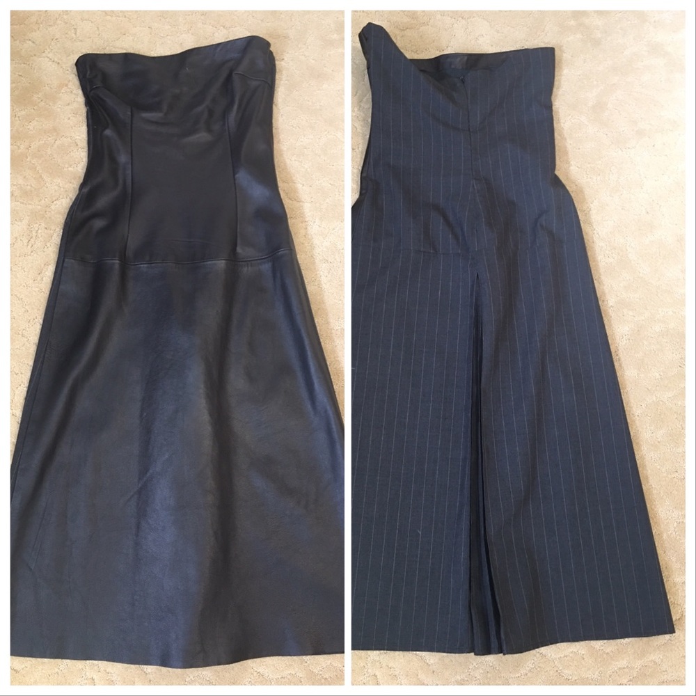 Sold❌❌❌Vintage 90’s Midi long Lamb leather wool - Picture 1 of 14